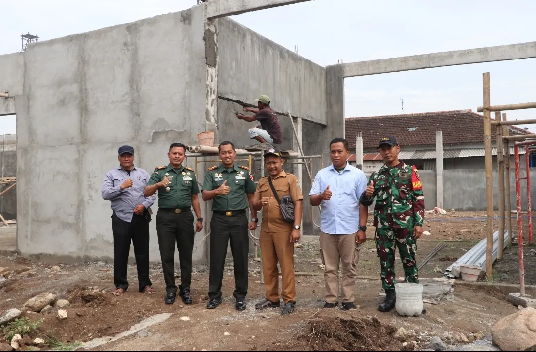 Kawal Program Pemerintah Pusat, Dandim Tulungagung Tinjau Pembangunan KDKMP di 6 Desa