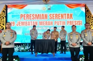 Kapolri Resmikan 19 Jembatan Merah Putih Presisi, Komitmen Tindaklanjuti Arahan Presiden Prabowo