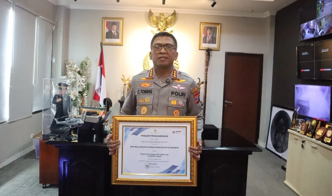 SPKT MMPP Polresta Sidoarjo Raih Penghargaan Menteri PANRB
