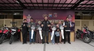 Gratis, Polres Kediri Kota Temukan dan Kembalikan Motor Hilang kepada Pemiliknya