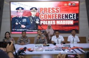 Polres Madiun Amankan Komplotan Pembobol Toko Lintas Daerah