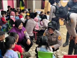 Datang untuk Mengabdi, Hadir untuk Menyembuhkan: 9 Taruna Akpol dan SSDM Polri Laksanakan Trauma Healing Perdana di Aceh Tamiang
