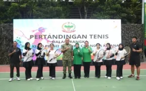 Kejuaraan Tenis HUT ke-80 Persit di Surabaya, Ajang Kebersamaan dan Sportivitas