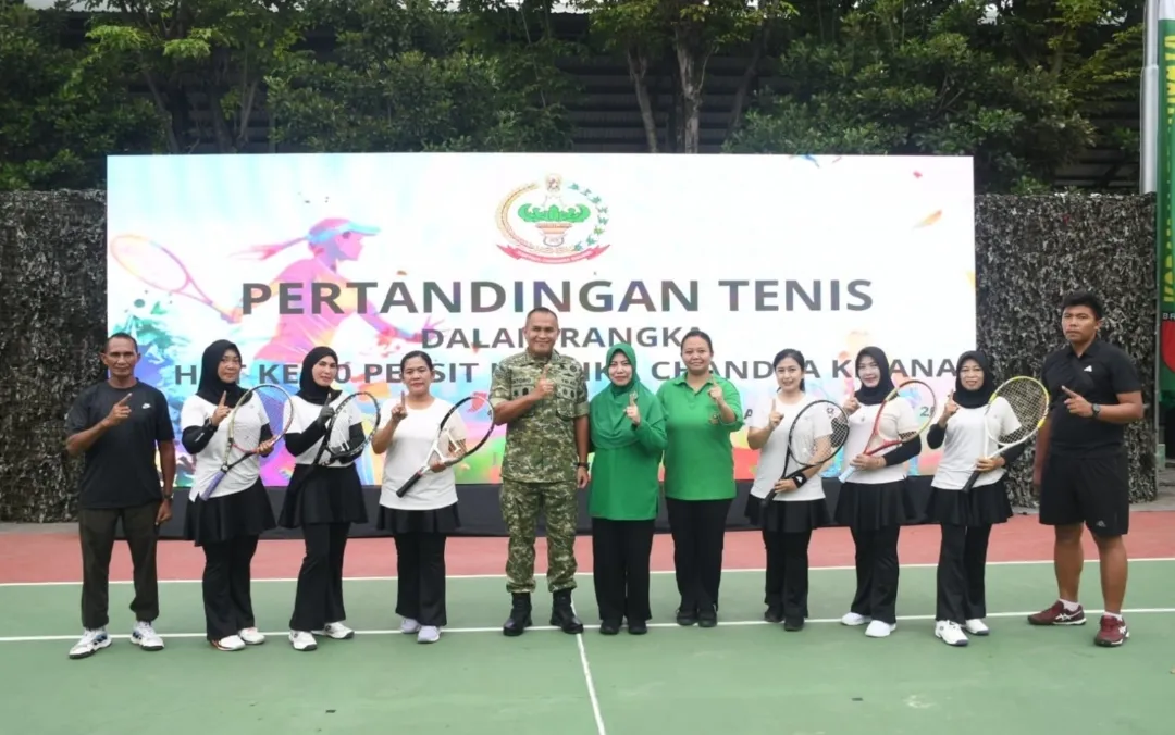 Kejuaraan Tenis HUT ke-80 Persit di Surabaya, Ajang Kebersamaan dan Sportivitas