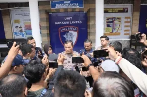 Polres Kediri Kota Tetapkan Sopir Bus Sebagai Tersangka Penyebab Laka Beruntun di Muning
