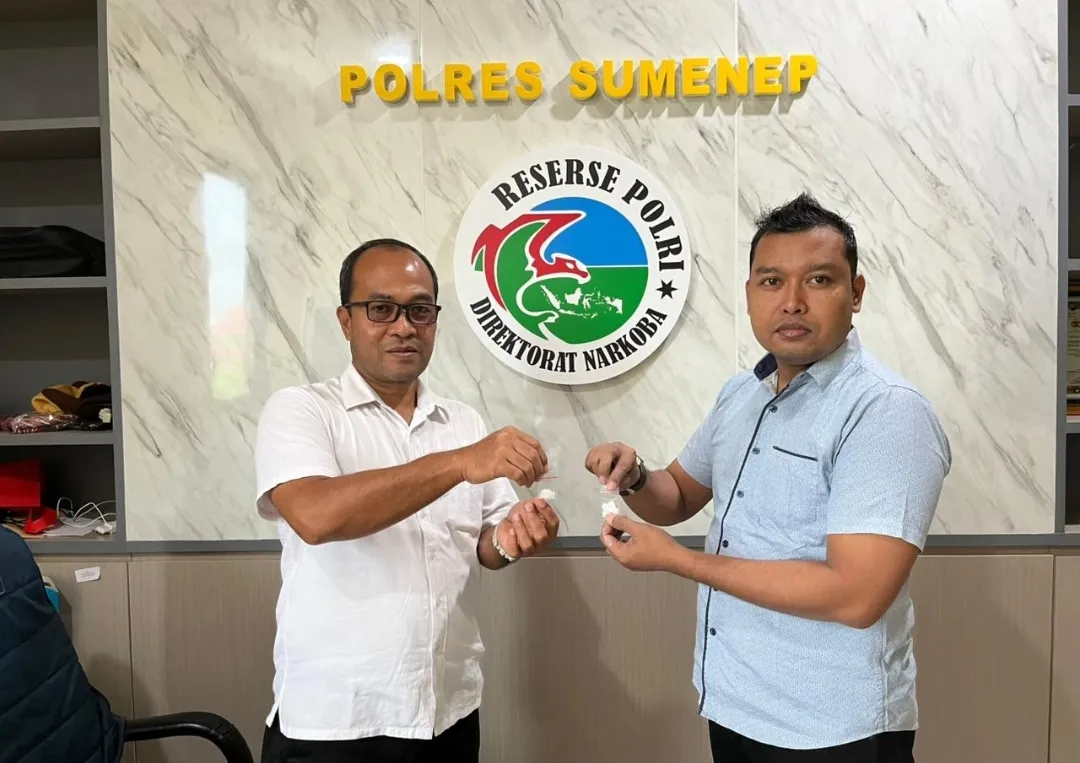 Polres Sumenep Amankan Tersangka Pengedar Sabu di Talango