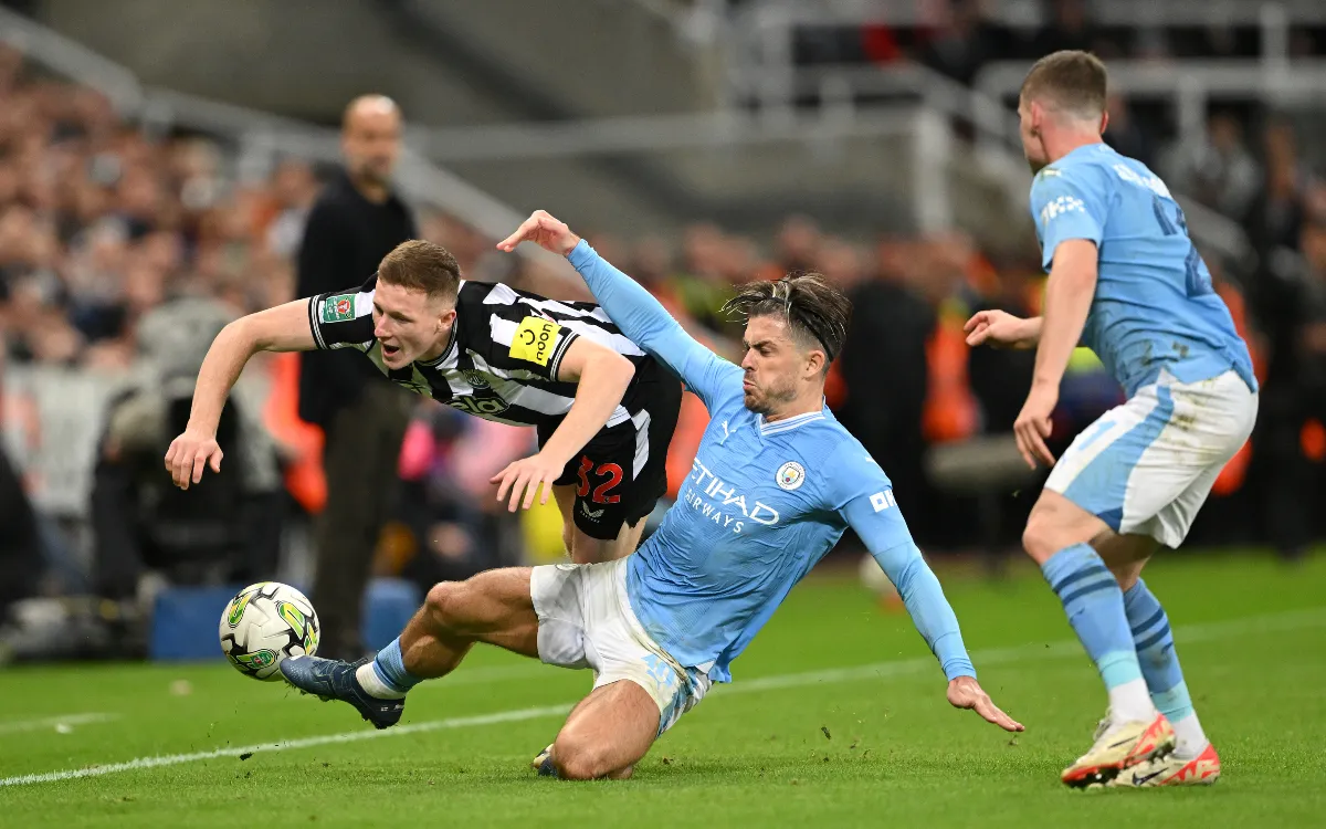 Manchester City, Semi Final Piala Liga Inggris, Newcastle United
