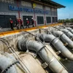rumah pompa pengendali banjir rob semarang nmpn dom