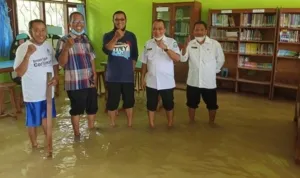 Banjir Bengawan Solo, Sekolah di Lamongan