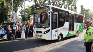 Dishub Surabaya dan Satlantas Polrestabes Gelar Penyuluhan Kelaikan Kendaraan Angkutan Umum