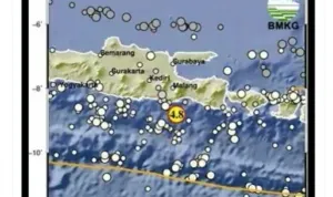 Gempa Bumi Magnitudo 48 Terjadi di Malang 88889