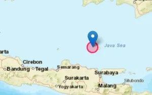 Gempa Bumi Magnitudo 6,4 Mengguncang Wilayah Jawa Timur