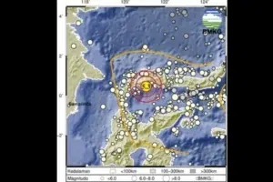 Gempa Bumi Magnitudo 5,6 Guncang Wilayah Tolitoli, Sulawesi Tengah