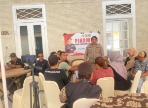 Ngobrol Santai Awak Media “Piramida” Polres Pasuruan, Pererat Sinergi Humas dan Jurnalis