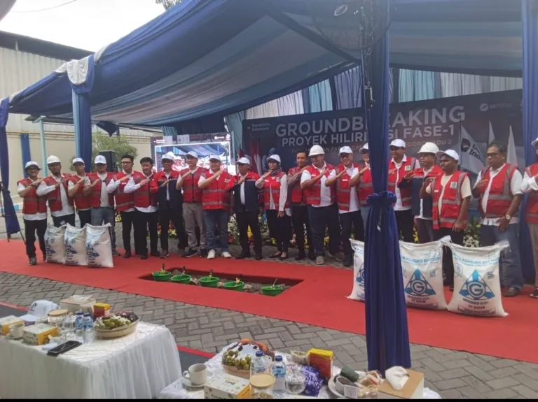 Groundbreaking Proyek Hilirisasi Fase I, PT Garam Bangun Pabrik Garam Olahan Segoromadu 2 di Gresik