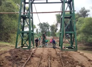 Terpisah Puluhan Tahun, Jembatan Perintis Garuda Siap Hubungkan Desa Jalen dan Dadapan