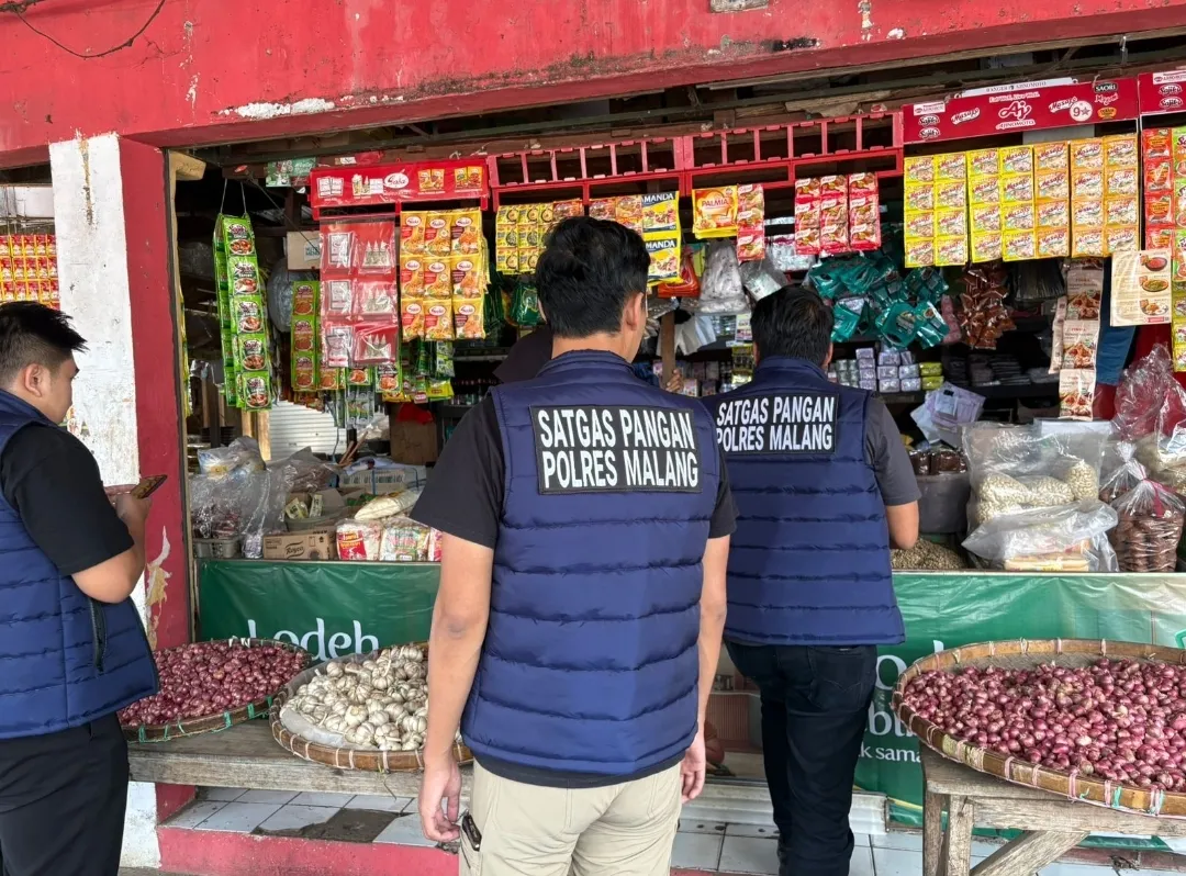 Satgas Pangan Polres Malang Turun ke Pasar, Pastikan Harga dan Ketersediaan Bapokting Aman Jelang Ramadan