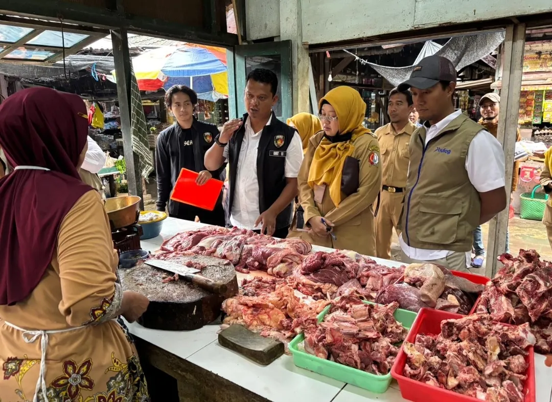 Satgas Saber Polres Bojonegoro Bersama TPID Sidak Harga Sembako Jelang Ramadhan