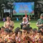 Kodim 0806/Trenggalek Gelar Pramuka Pra Siaga Bersama TK Rumah Bermain Lebah