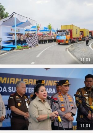 Lepas Bantuan Kemanusiaan 22 Kontainer untuk Korban Bencana Sumatera, Kapolri: Wujud Kehadiran Negara