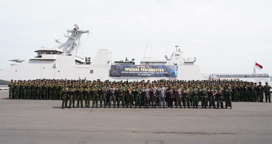 Yonif 500/Sikatan Purna Tugas Pamtas RI-PNG: Kasdam V/Brawijaya Sambut Satria Pengawal Perbatasan