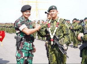 Kasdam V/Brawijaya Apresiasi Dedikasi Satgas Yonif 500/Sikatan Usai Operasi di Perbatasan RI–PNG