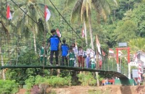 Jembatan Gantung Prigi Rampung, Mobilitas Warga Watulimo Kian Lancar