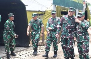 Danrem Dampingi Pangdam Tinjau Yon TP 886/PJ di Tulungagung