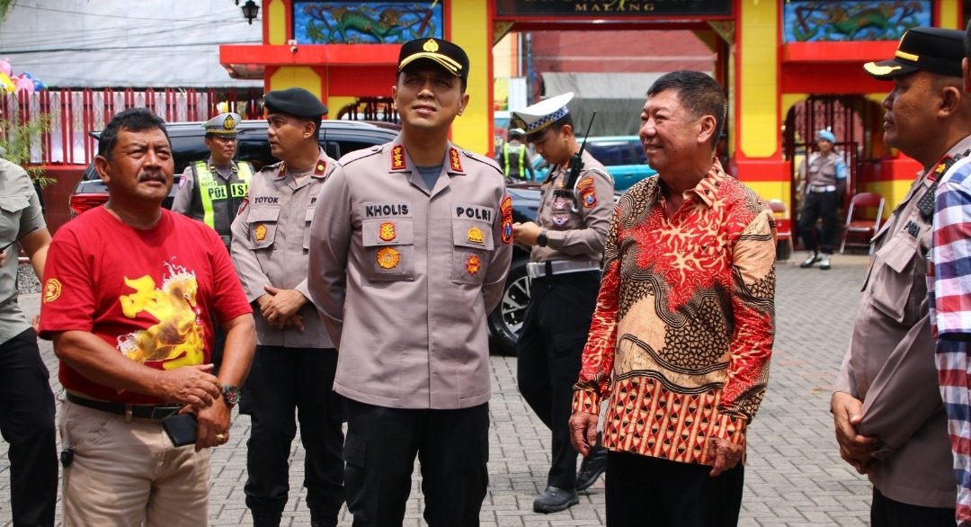 Polresta Malang Kota Pertebal Pengamanan Imlek, Personel Disiagakan di Klenteng hingga Pusat Perbelanjaan