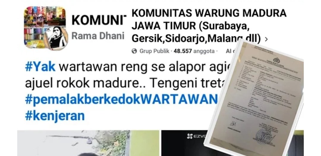 Penyebaran Rekaman CCTV Wartawan Disebar Tanpa Izin, Jurnalis Surabaya Lapor ke Polrestabes Surabaya: “Jangan Main-Main Dengan Profesi Kami”, 1 Penyebaran Rekaman CCTV Wartawan Disebar Tanpa Izin, Jurnalis Surabaya Lapor ke Polrestabes Surabaya: “Jangan Main-Main Dengan Profesi Kami”,