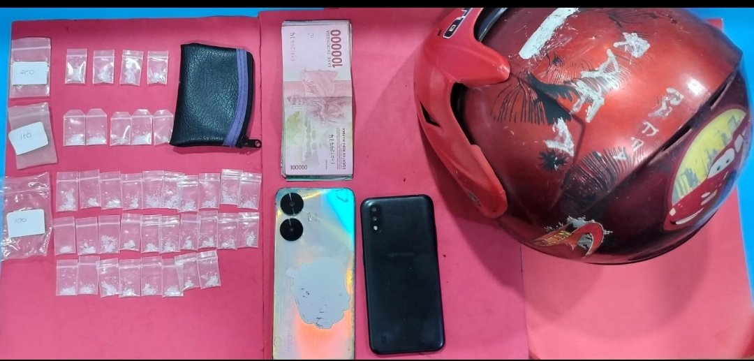 Polres Pelabuhan Tanjungperak Amankan Tiga Terduga Pengedar Narkoba di Sawah Pulo