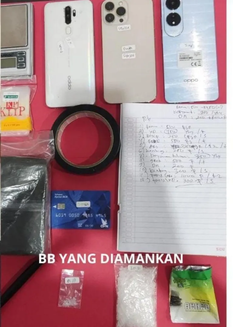 Polres Pasuruan Ringkus Suami Istri Pengedar Narkoba di Gempol