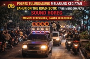 Hindari Kegaduhan, Sound Horeg Saat Sahur Dilarang Polisi