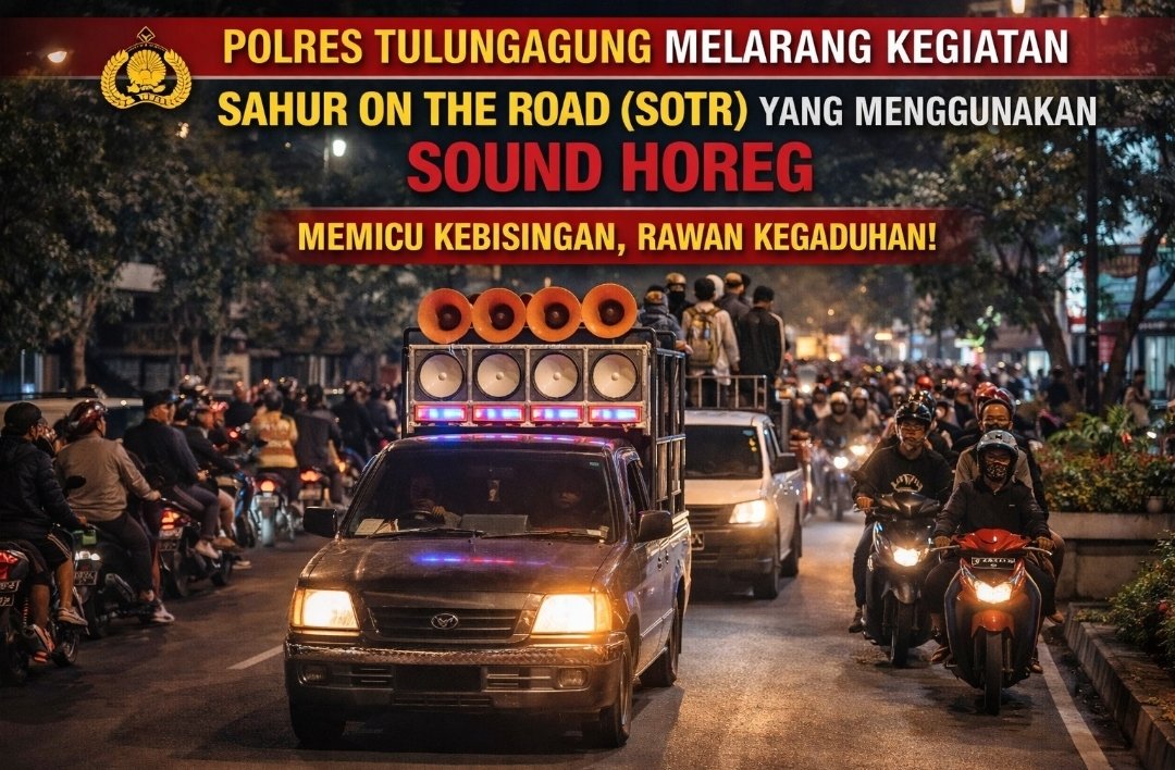 Hindari Kegaduhan, Sound Horeg Saat Sahur Dilarang Polisi