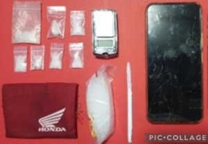 Polres Pelabuhan Tanjung Perak Tangkap Seorang Pengedar Dan Sita 7 Poket Sabu Siap Edar.
