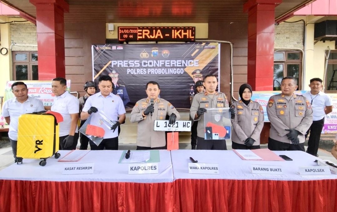 Polres Probolinggo Amankan 3 Tersangka Pencuri Koper Milik Wisatawan Asal Thailand di Gunung Bromo
