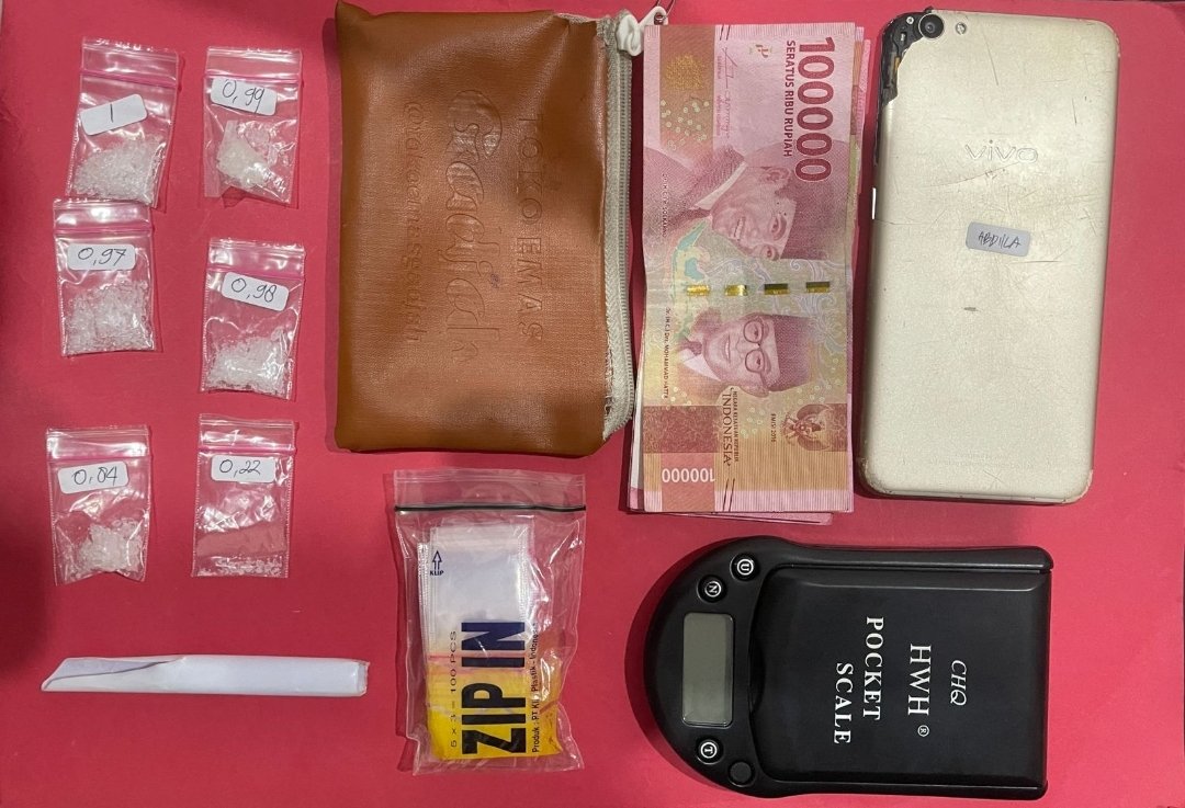 Satresnarkoba Polres Pasuruan Amankan Pengedar Sabu di Gajahbendo, Terancam Hukuman Seumur Hidup