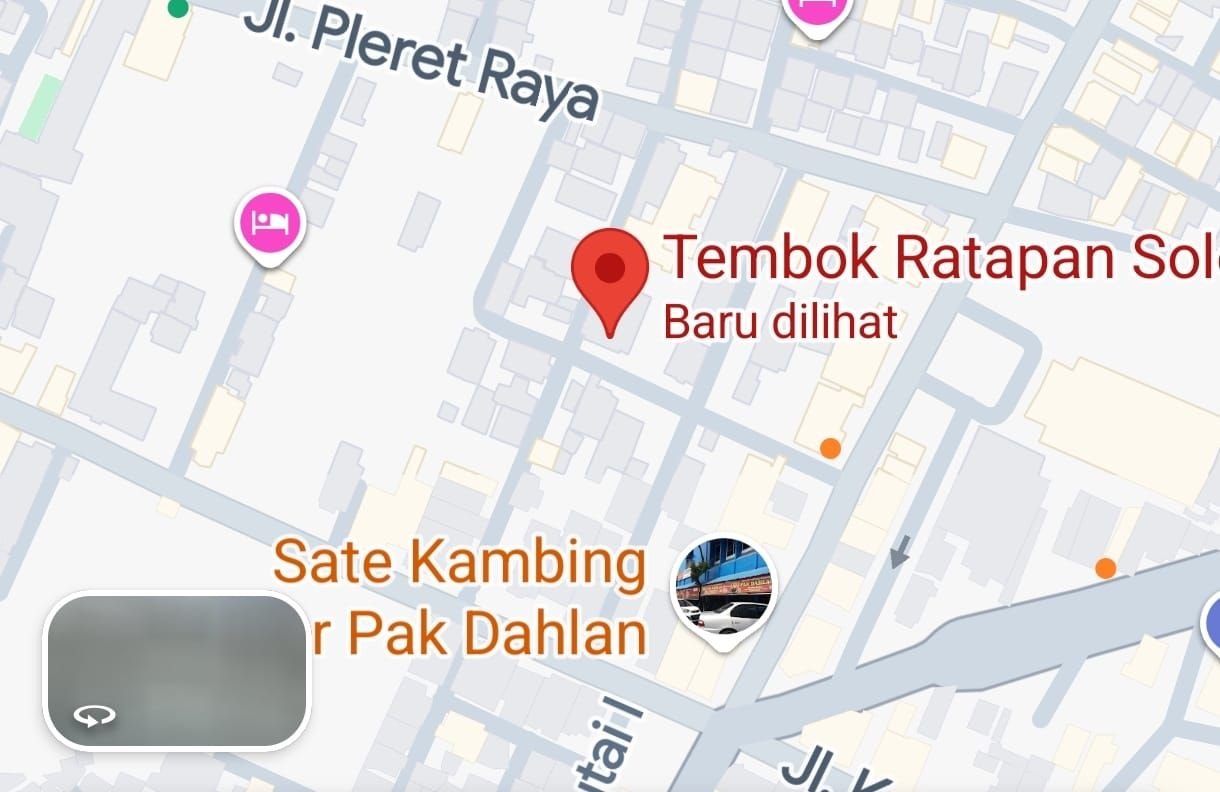 Nama Unik di Google Maps Mengundang Perhatian Publik, Rumah Jokowi Viral dengan Nama 'Tembok Ratapan Solo' 1 Tembok Ratapan Solo