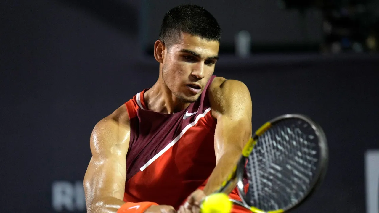 Carlos Alcaraz di Melbourne