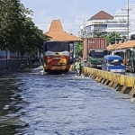 Banjir Rob di Pesisir Surabaya, Pompa ,Bozem
