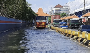 Banjir Rob di Pesisir Surabaya, Pompa ,Bozem