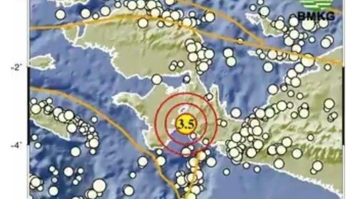Gempa Bumi Kecil Tercatat di Wilayah Papua Barat 1 Gempa Bumi Kecil Tercatat di Wilayah Papua Barat