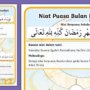 Niat Puasa Ramadan, 6 Pilihan