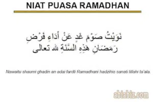 Niat dalam Puasa Ramadhan