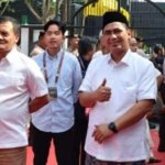 Ahmad Luthfi dan Taj Yasin didampingi Gibran Rakabuming Raka saat