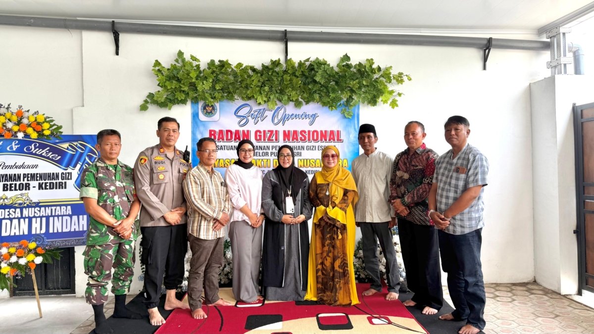 SPPG Belor Kediri Resmi Dibuka, Program Gizi Sekaligus Dongkrak Ekonomi Warga Desa 1 SPPG Belor