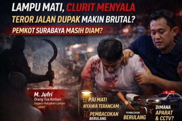 PJU Mati jalan dupak