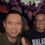 Kompak Anies dan AHY Nonton Konser Dewa 19 di JIS