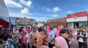 Polres Ngawi Gelar Pasar Murah Masyarakat Sumringah