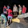 TNI-Polri Sigap Evakuasi Pohon Tumbang Akibat Cuaca Ekstrem di Trenggalek